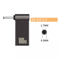 Переходник с Type-C на 4.0 - 1.7мм (100w) Переходник с Type-C на 4.0 - 1.7мм (100w)