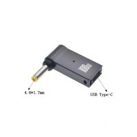 Переходник с Type-C на 4.8 - 1.7мм (100w) Переходник с Type-C на 4.8 - 1.7мм (100w)