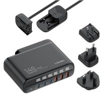 Зарядная станция LDNIO 140W USB-C 6 Port GaN Desktop Charger