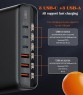 Зарядная станция LDNIO 140W USB-C 6 Port GaN Desktop Charger