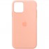 Чехол силиконовый для iPhone 12 Mini (светло-розовый)