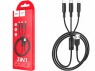 USB кабель Hoco X25 3in1 Lightning Micro-USB Type-C