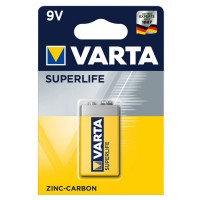 Батарея VARTA ZINC-CARBON SUPERLIFE 9V 1шт. Батарея VARTA ZINC-CARBON SUPERLIFE 9V 1шт.