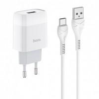 Сетевое зарядное устройство Hoco C72A 1USB 2.1A Type C Сетевое зарядное устройство Hoco C72A 1USB 2.1A Type C