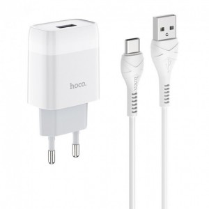 Сетевое зарядное устройство Hoco C72A 1USB 2.1A Type C