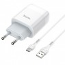 Сетевое зарядное устройство Hoco C72A 1USB 2.1A Type C