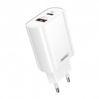 Сетевое зарядное устройство Remax RP-U37 USB QC3.0 / Type-C PD 3 A