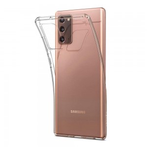 Силиконовый чехол Oucase для Samsung Galaxy Note 20 plus прозрачный