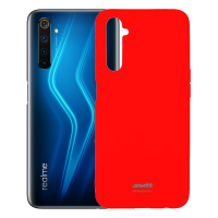 Чехол-накладка SMTT Silicon Cover Realme 6 (красный) Чехол-накладка SMTT Silicon Cover Realme 6 (красный)