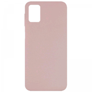 Чехол Silicone cover для Samsung Galaxy M51 (пудра)