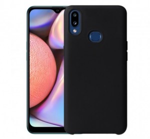 Чехол Silicone cover для Samsung Galaxy A10s (черный)