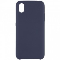 Чехол Silicone Cover Samsung Galaxy A013/A01Core (темно-синий)