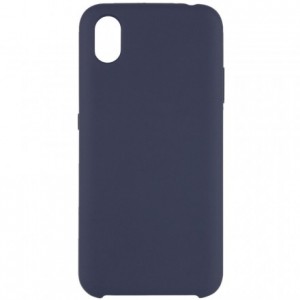 Чехол Silicone Cover Samsung Galaxy A013/A01Core (темно-синий)