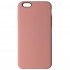 Силиконовый чехол Silicone case на iPhone 6/6s (пудра)