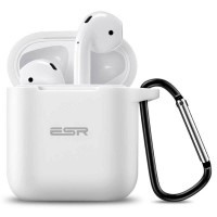 Защитный силиконовый чехол для AirPods 1/2 ESR (белый)