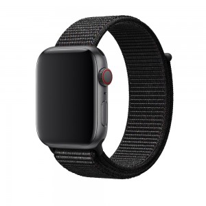 Ремешок нейлоновый для Apple Watch 42/44mm (черный)