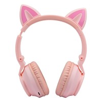 Беспроводные наушники Borofone BO18 Cat ear (розовый) Беспроводные наушники Borofone BO18 Cat ear (розовый)