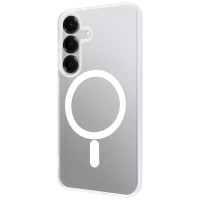 Чехол Proove Cuprum Case with Magnetic Ring Samsung Galaxy S24 Plus / S25 Plus (белые блестки)