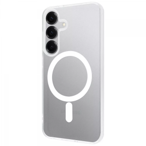 Чехол Proove Cuprum Case with Magnetic Ring Samsung Galaxy S24 Plus / S25 Plus (белые блестки)