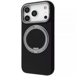 Чехол Proove Reinforce Case with Magnetic Ring iPhone 17 Pro (чёрный + серый)