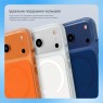 Чехол Proove Tint Case with Magnetic Ring iPhone 17 Pro (Белый, оранжевый)