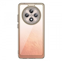 Чехол Fundas Coque Shell Oppo Reno 12 F (прозрачный с серым)