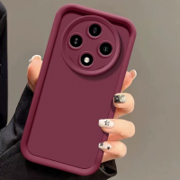 Матовый защитный чехол Oppo Reno 12 F (красный)