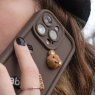 Чехол Pretty Things Case iPhone 13 Pro Max (brown/donut)