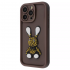 Чехол Pretty Things Case iPhone 14 Pro (brown/rabbit)