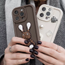 Чехол Pretty Things Case iPhone 13 Pro Max (brown/donut)