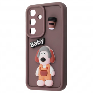Чехол Pretty Things Case Samsung Galaxy S21 FE (brown/baby)