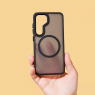 Чехол WAVE Matte Insane Case with Magnetic Ring Samsung Galaxy S22 Ultra (чёрный)