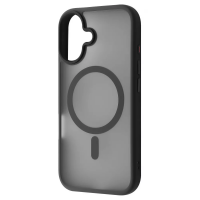 Чехол WAVE Matte Insane Case with Magnetic Ring iPhone 16 Plus (чёрный)