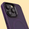 Чехол WAVE Matte Insane Case with Magnetic Ring iPhone 16 (тёмно синий)