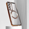 Чехол WAVE Metal Color Case with Magnetic Ring Samsung Galaxy S22 Ultra (золото)