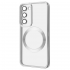 Чехол WAVE Metal Color Case with Magnetic Ring Samsung Galaxy S23 Plus (серебро)