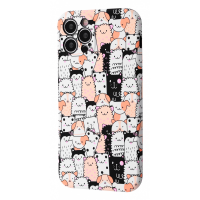 Чехол WAVE NEON X LUXO Cute Series iPhone 12 Pro Max (домашние животные)