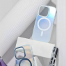 Чехол WAVE Premium Shadow Star Case with Magnetic Ring iPhone 13 (голубой)