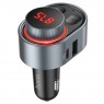 FM трансмиттер модулятор Hoco E72 Alegria с функцией зарядки 30W