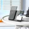Зарядное устройство Hoco CQ2 Flash Folding 3‑in‑1 Wireless Charger