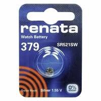 Батарейка Renata Silver Oxide 379 SR521SW AG0 1 ШТ Батарейка Renata Silver Oxide 379 SR521SW AG0 1 ШТ