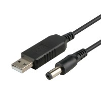 Кабель USB to DC 12V для роутера LDO-888 с 5v на 12v  5.5х2.1 mm