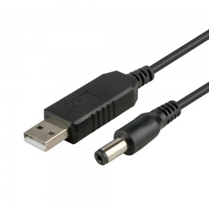 Кабель USB to DC 12V для роутера LDO-888 с 5v на 12v  5.5х2.1 mm