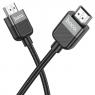 Кабель 1м HOCO US09 HDMI 2.0 male-to-male 4K HD Черный