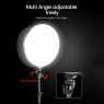 Лампа LED Camera Light Circular 32cm Remote M666 80ВТ