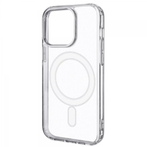 Чехол силиконовый MagSafe SPACE iPhone 16 plus (прозрачный)