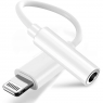 Переходник Hoco LS34 аудио конвертер Lightning to Jack 3.5 (F) 0.08m белый