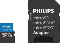 Карта памяти Philips Ultra Pro microSDXC 128GB + SD Adapter