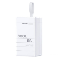 Портативная Батарея remax rpp-650 Dinba Series 60000mAh (PD 100W+QC 22.5W) с led лампой