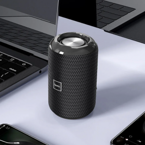 Беспроводная колонка Hoco HC1, 5 Вт, 1200 мАч, Bluetooth, microSD, USB, AUX, FM-радио, черный